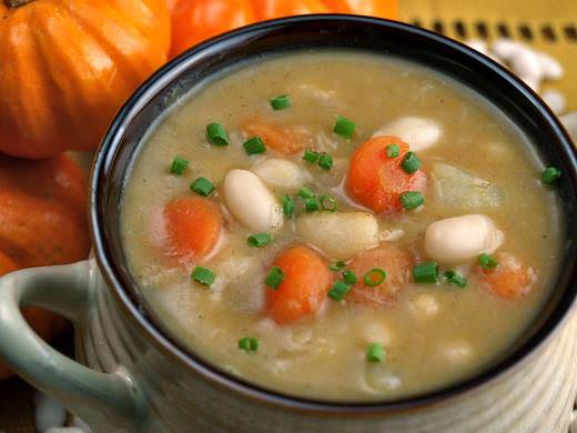Pumpkin &amp; White Bean Stew | Hurst Beans
