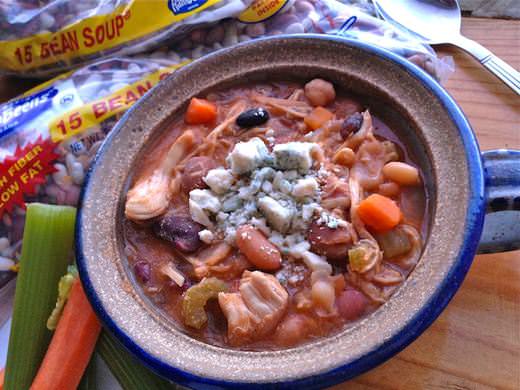 Slow Cooker Buffalo Chicken 15 BEAN SOUP® | Hurst Beans