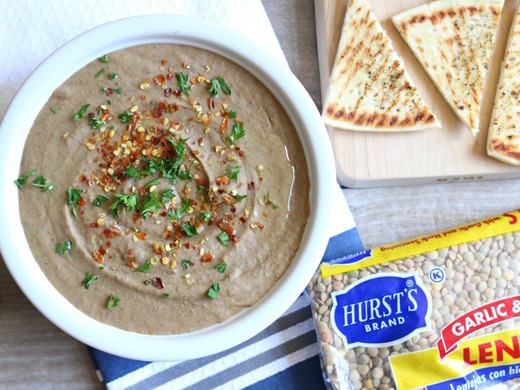 Slow Cooker Garlic Lentil Hummus | Hurst Beans