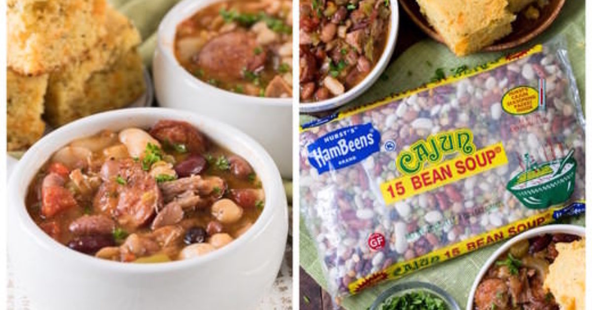 Slow Cooker Cajun Turkey Bean Soup Hurst Beans