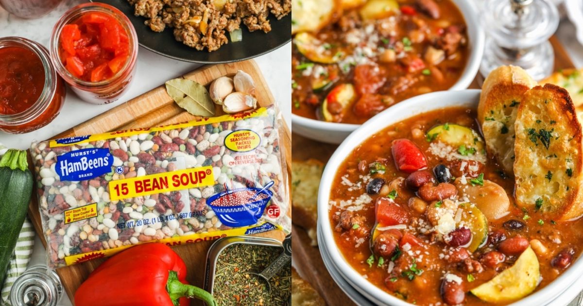 Crock Pot Italian 15 Bean Soup | Hurst Beans