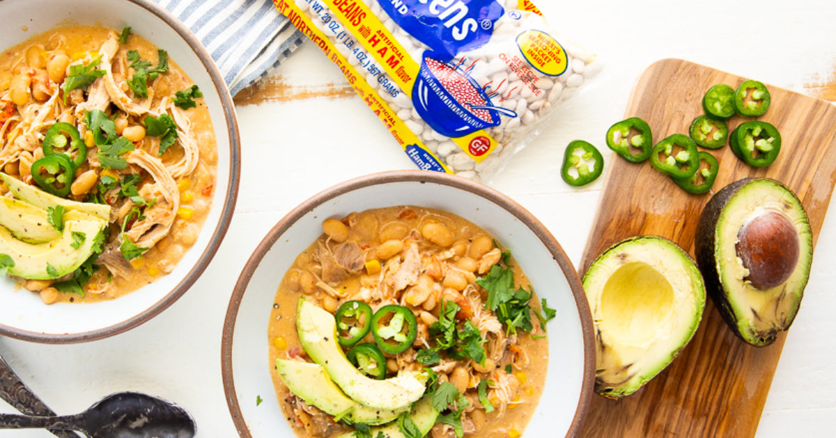 White Chicken Chili (Pressure Cooker) | Hurst Beans