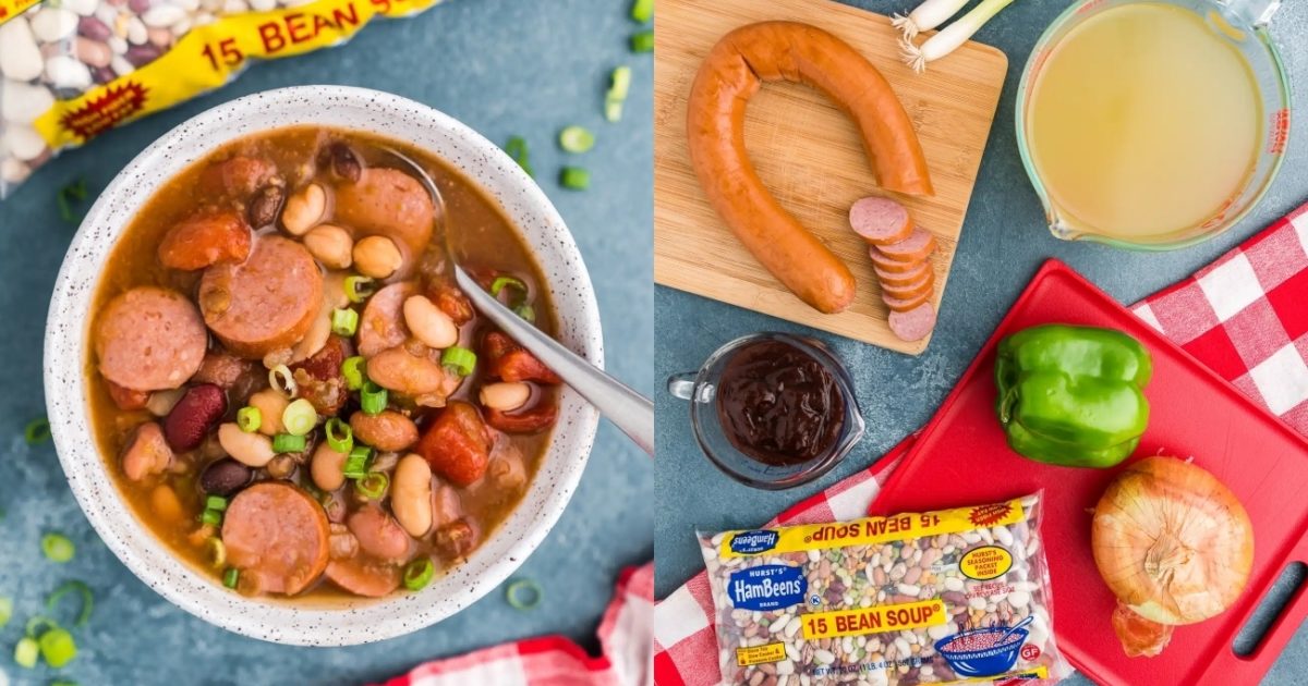 Slow Cooker BBQ 15 Bean Hurst Beans