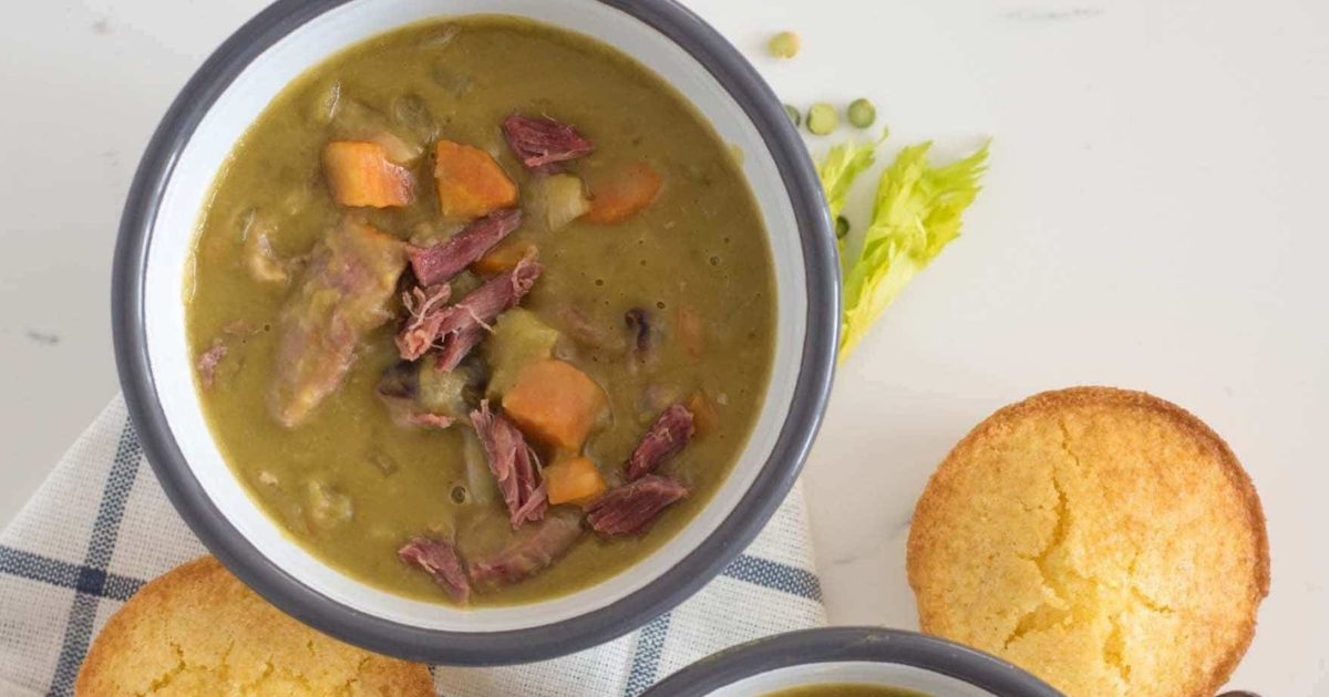 Instant Pot Split Pea Soup Hurst Beans