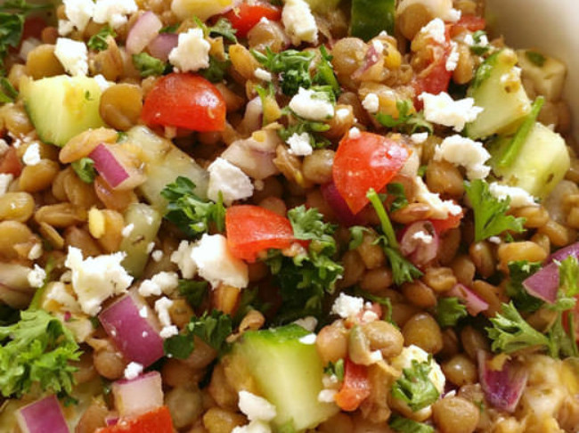 Mediterranean Lentil Salad