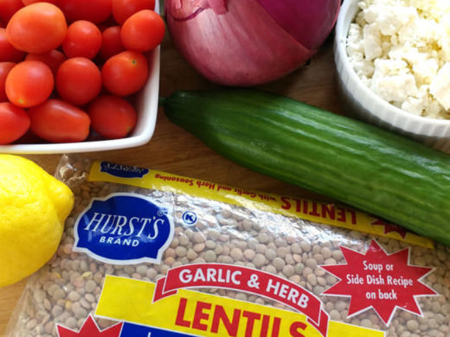 Mediterranean Lentil Salad