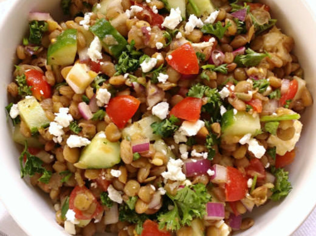 Mediterranean Lentil Salad