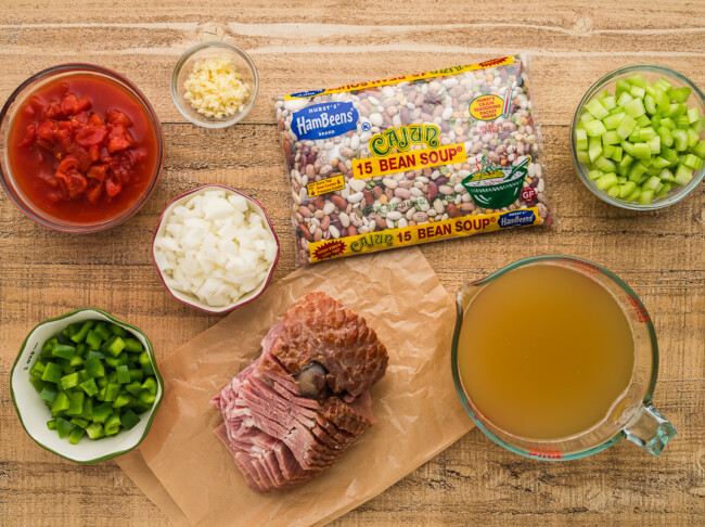 The Best Cajun 15 Bean Soup with Ham (Slow Cooker)